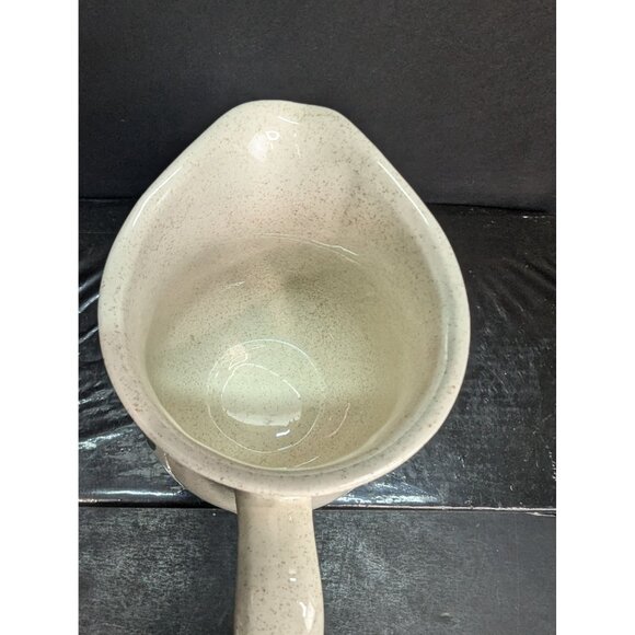 Market Square Plain & Fancy Stoneware 8 Oz Cream Jug Goose Girl w/Basket - Picture 5 of 7